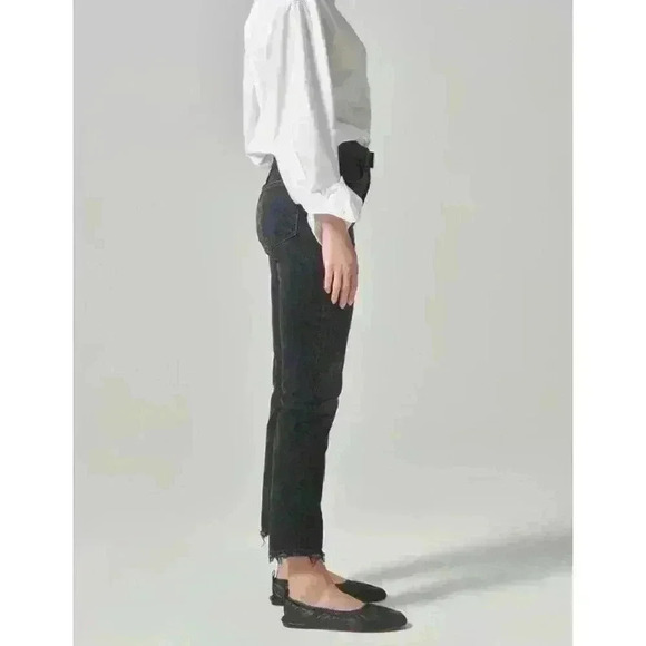Citizens of Humanity Jolene High Rise Slim in Stormy Size 27 - Picture 4 of 15